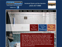 Tablet Screenshot of clearimageglass.com